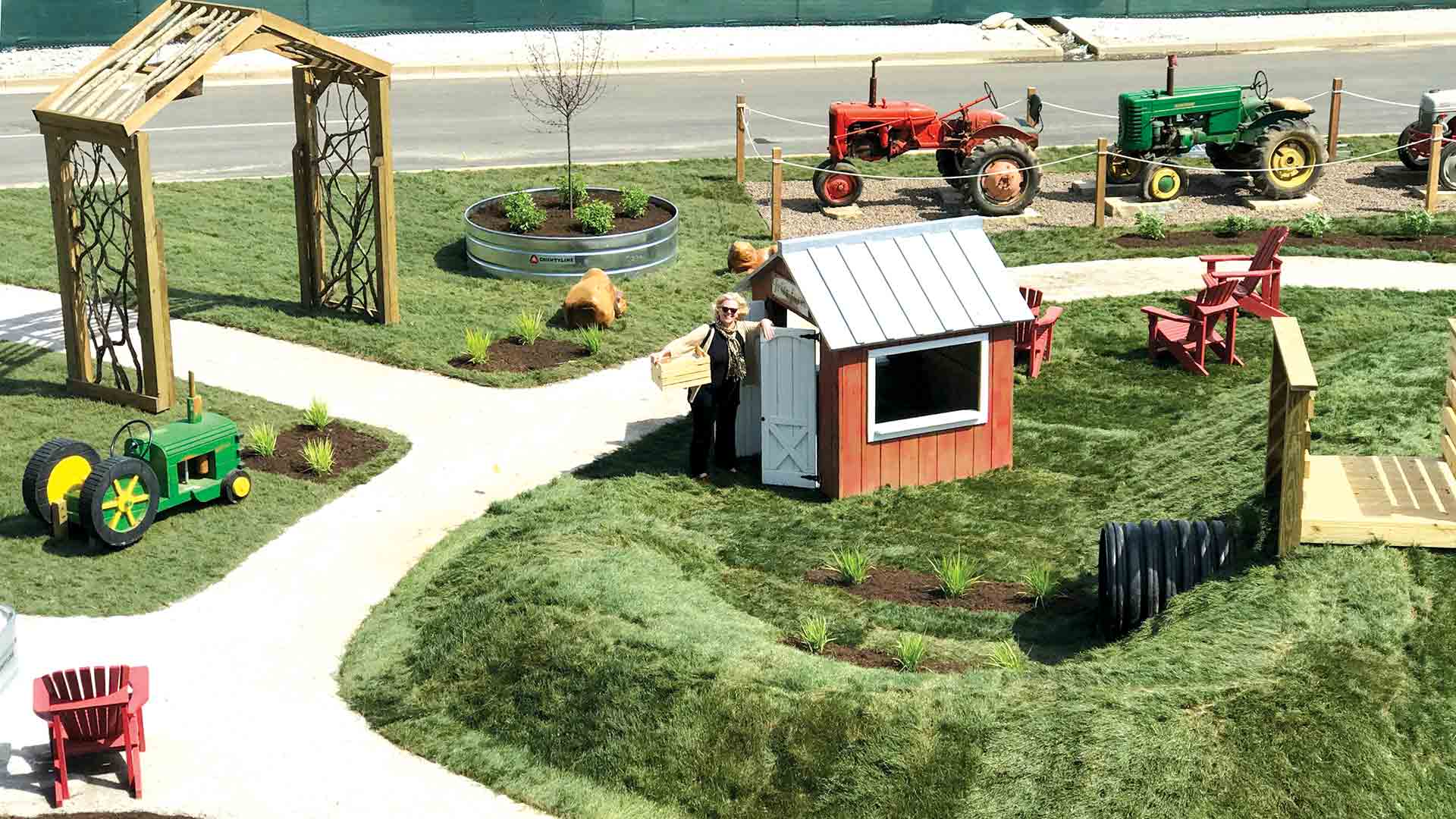 Unique Farm Themed Playground Equipment