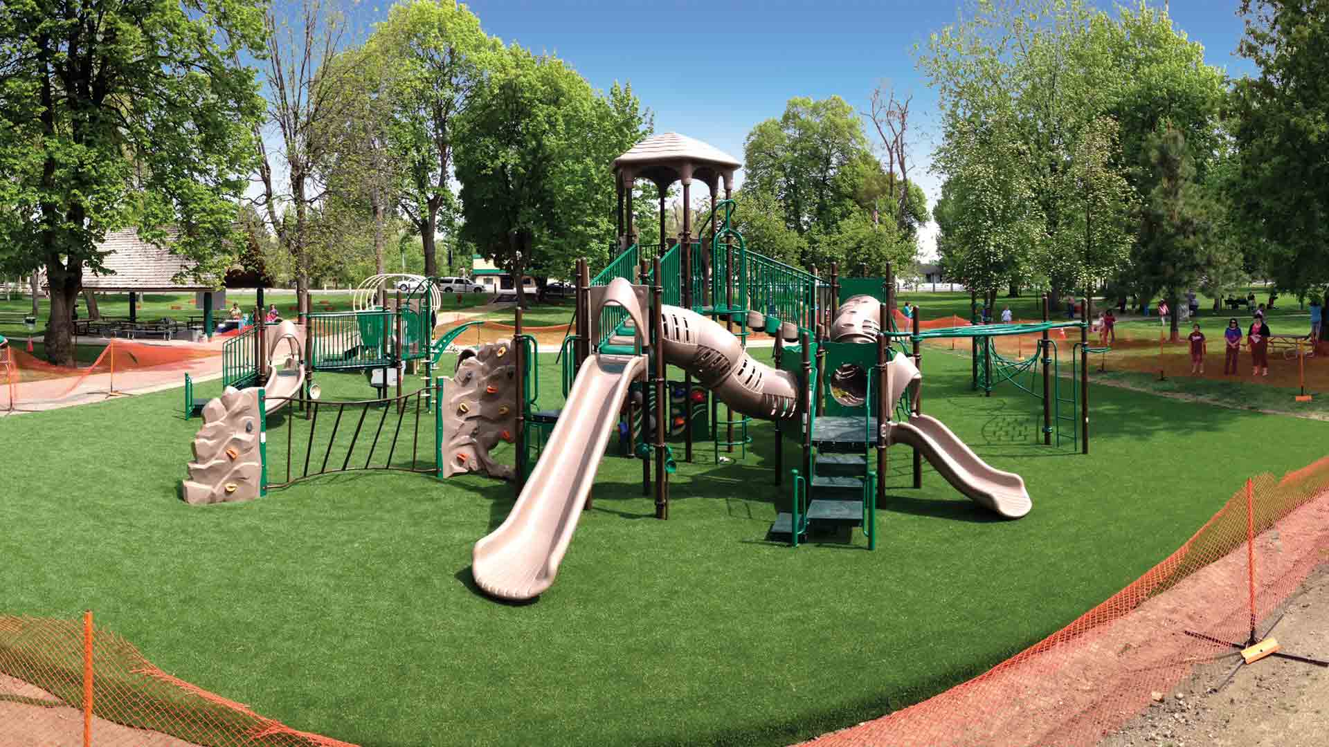 Hybrid Playground Surface Systems