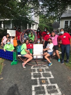 New play angels at the annual National Night Out.