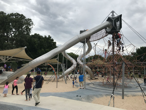 Slides in Fairfield Adventure Park