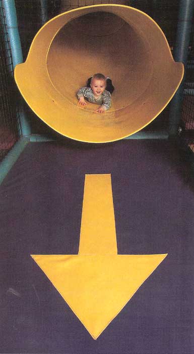 child sliding