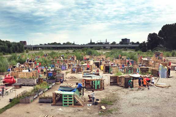 A pallet playground