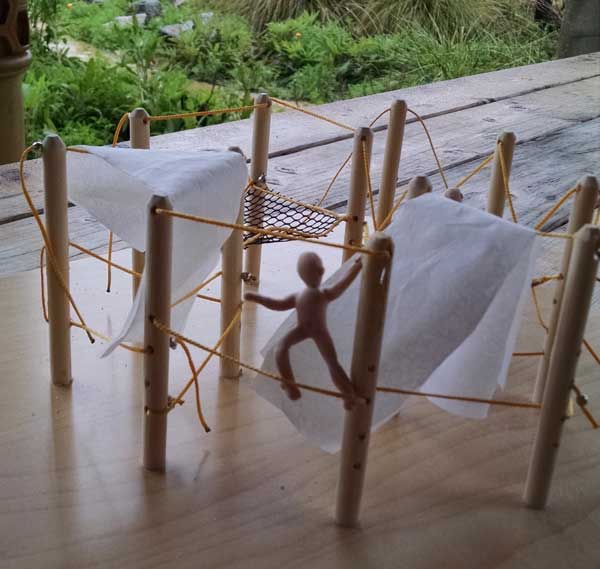 A model of a rope structure