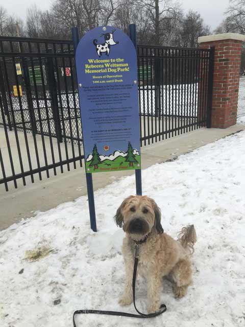 Dog Park Welcome Sign