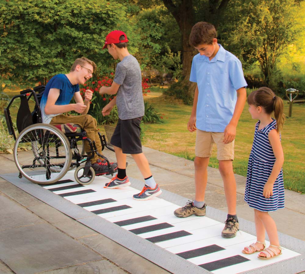 Outdoor Musical Instruments Help Special Needs Kids