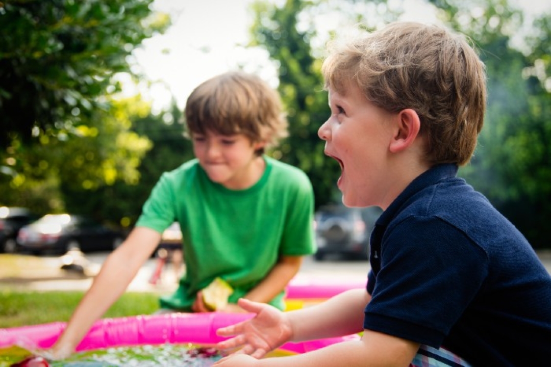 Children on a playground