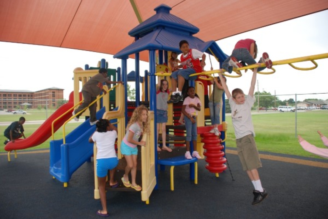 Children on a playground