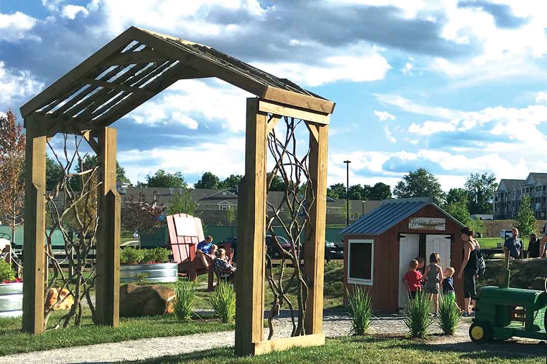 Unique Farm Themed Playground Equipment