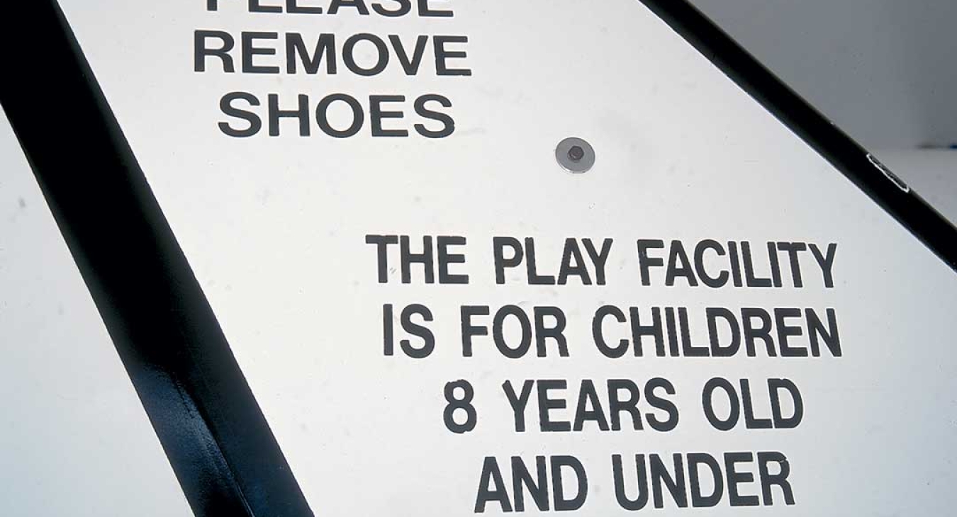 Playground Construction Signage