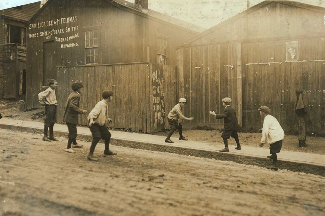 Play in the streets became exercise on the playground.