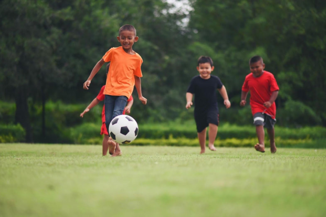 Everyday exercises keep children fit