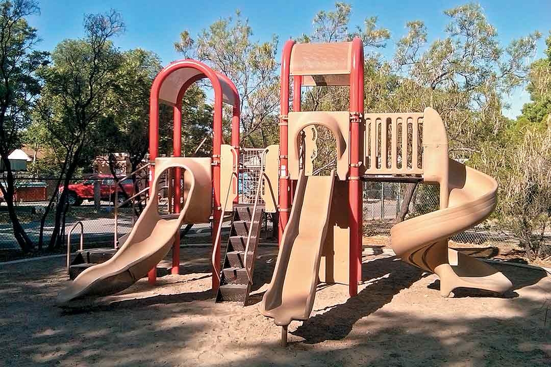 Retrofitted Albuquerque’s Eddie Garcia Park Playground
