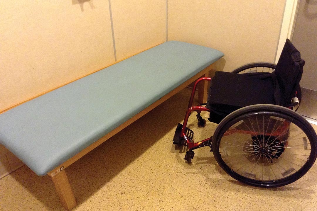 Changing table at Morgan’s Wonderland