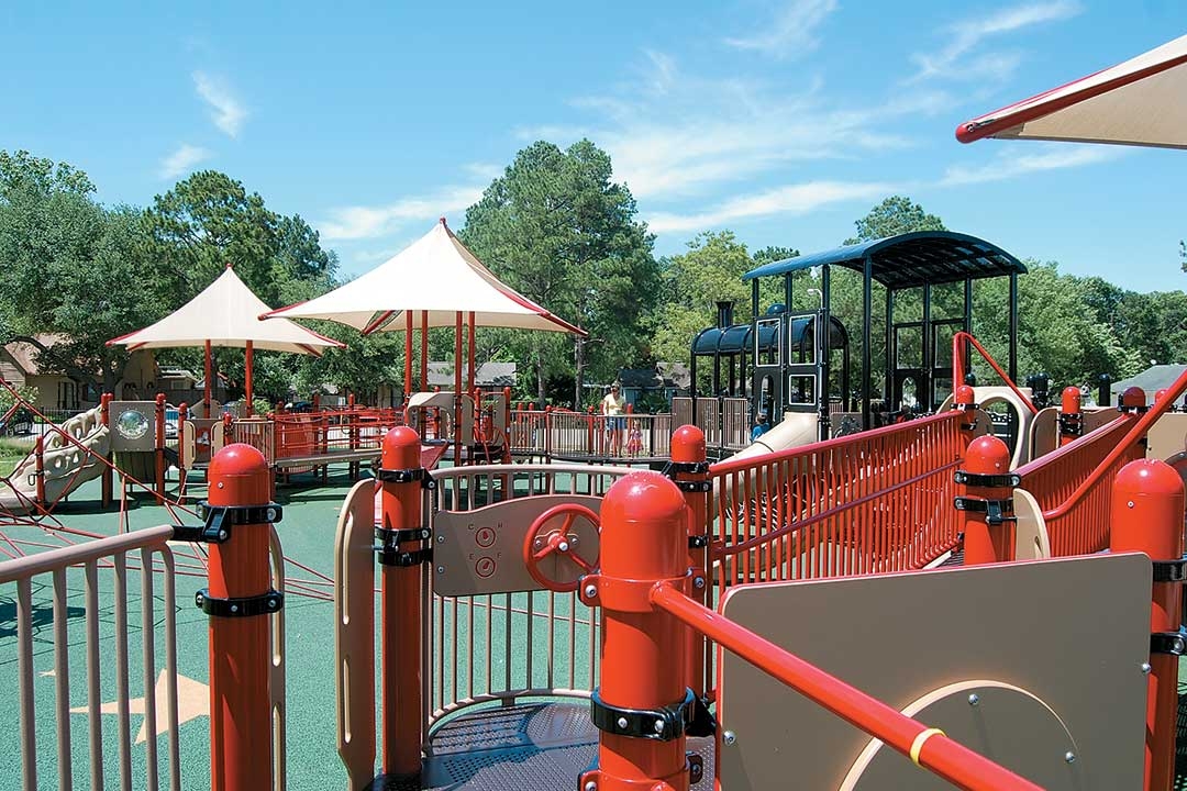 Train Themed Playground