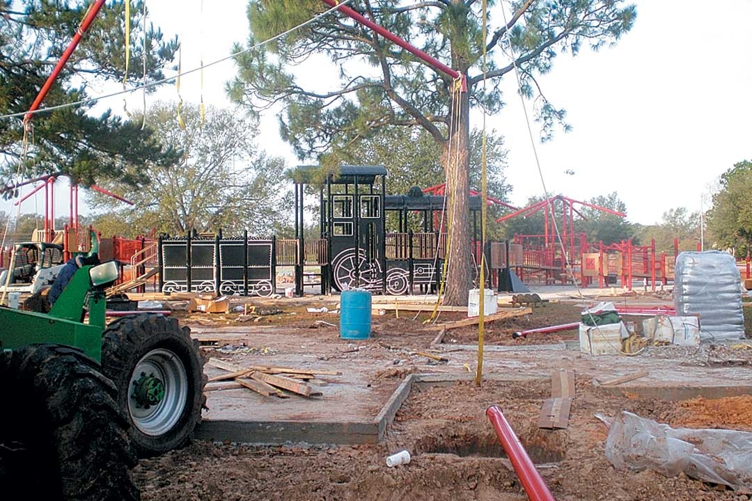 Train Themed Playground
