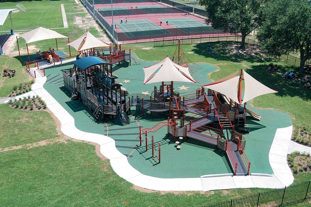 Train Themed Playground