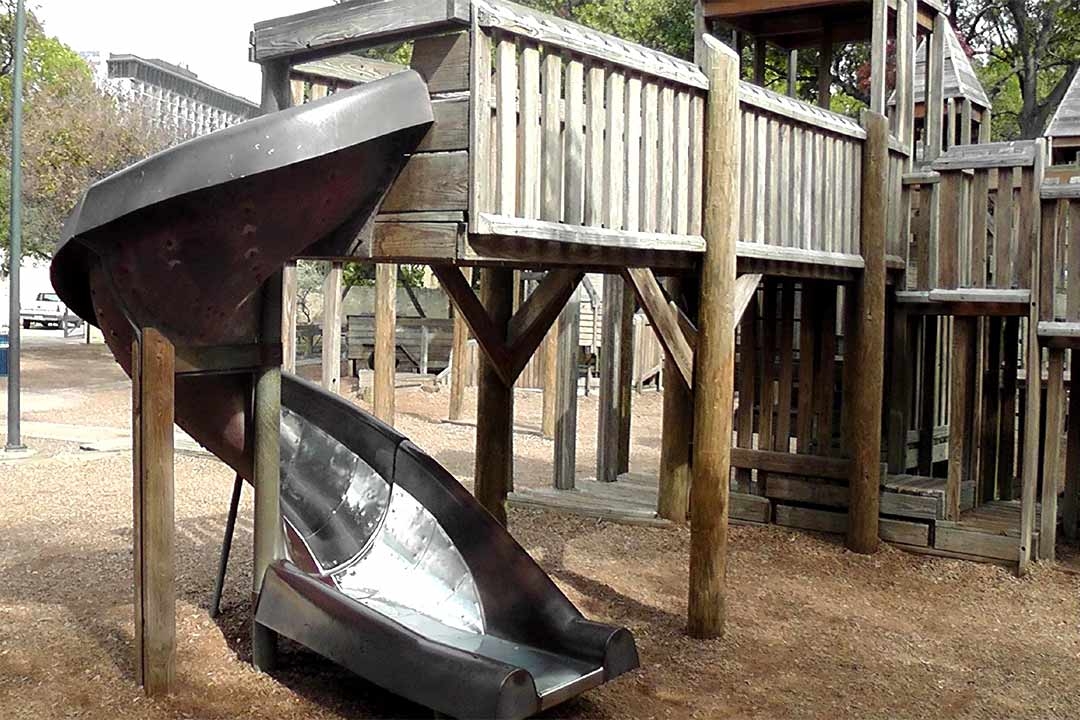 Hemisfair Park Playground slide