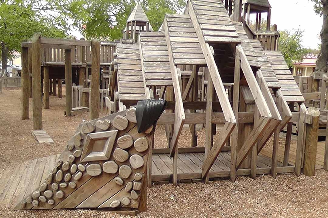 Hemisfair Park Playground - The Armadillo