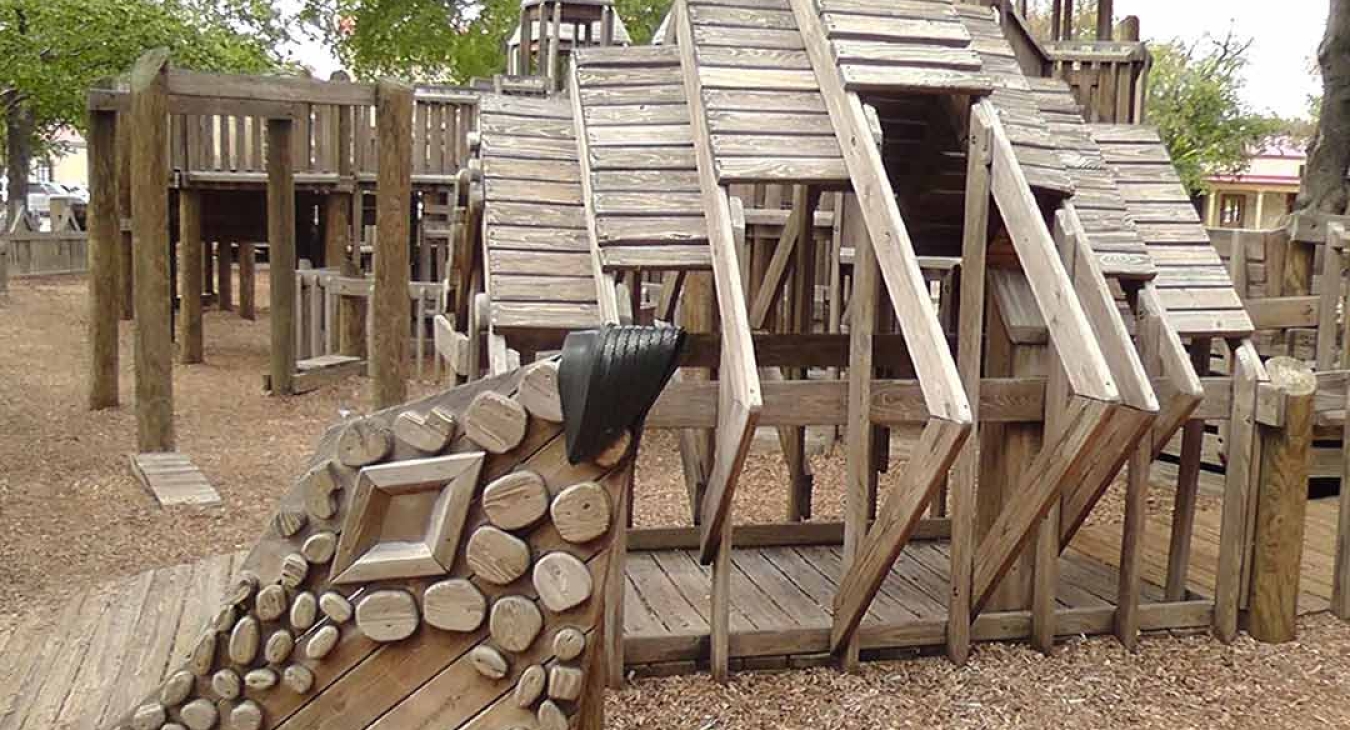 Hemisfair Park Playground - The Armadillo