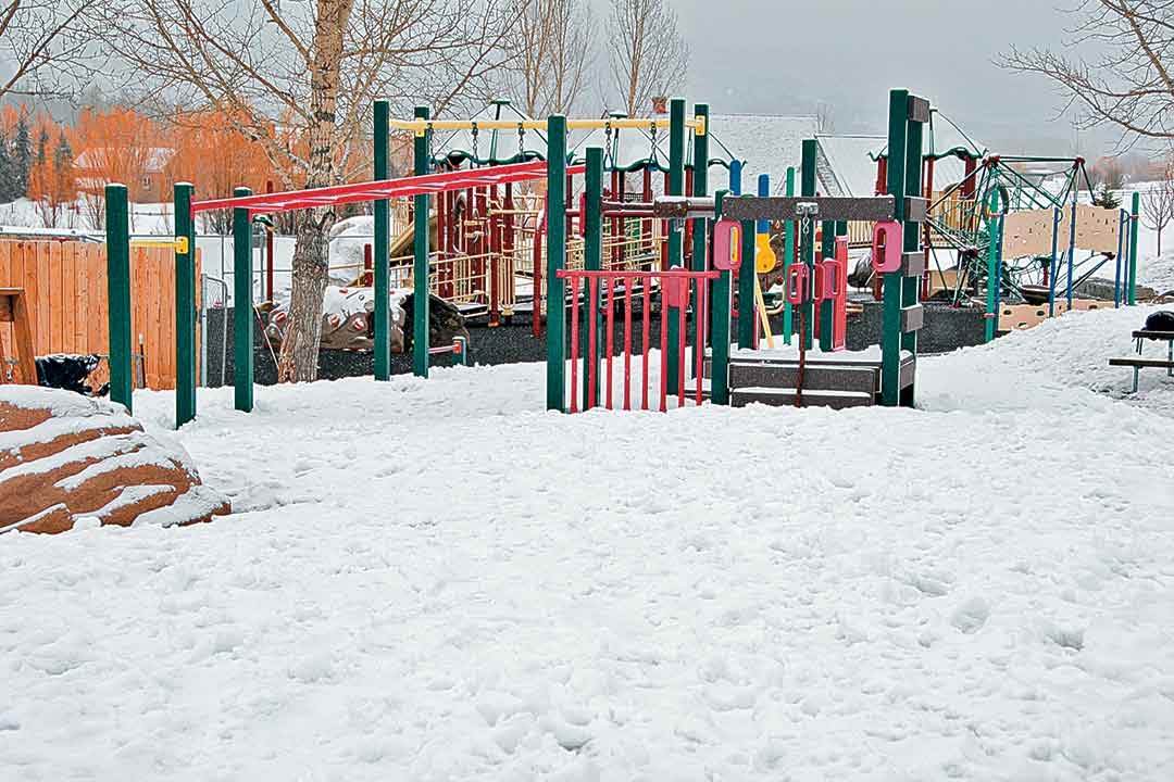 Snow-Free Playgrounds