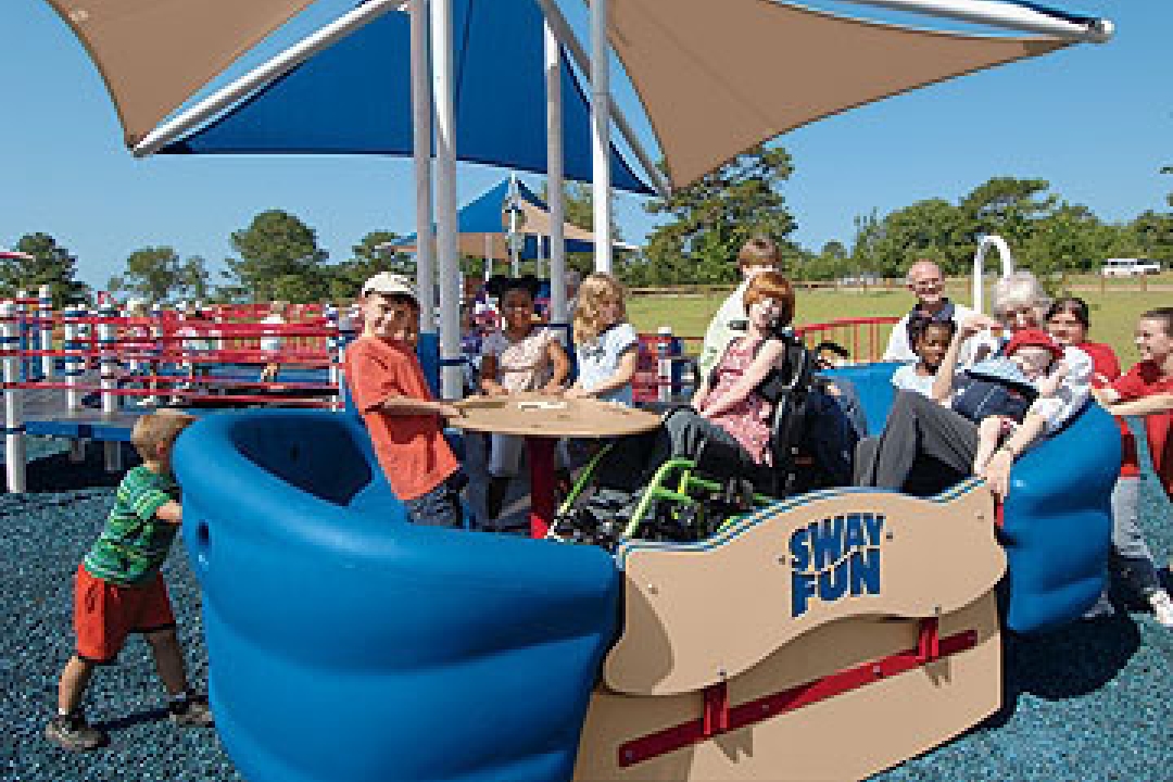 Wheelchair accessible gliders by many companies