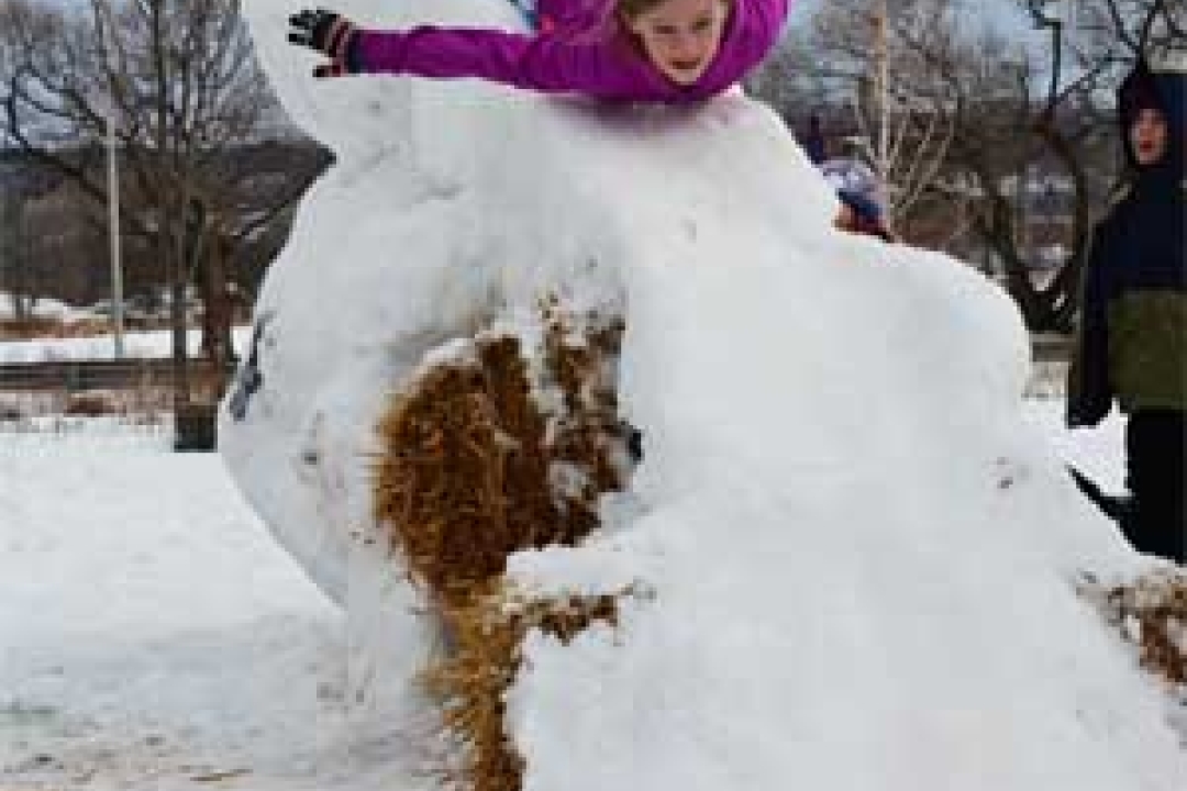 Sledding at The Anarchy Zone