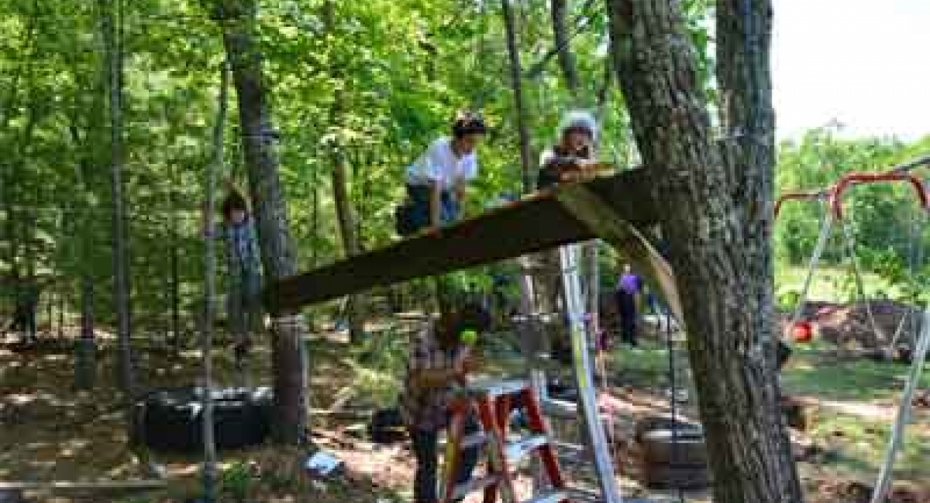 complex rope playground system spacenet