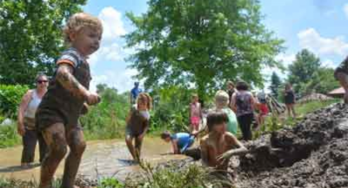 Mud play for all ages at The Anarchy Zone