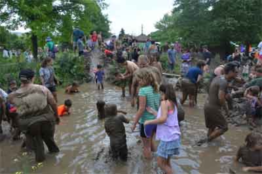 Playing in the mud at The Anarchy Zone