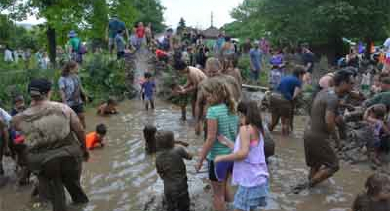 Playing in the mud at The Anarchy Zone