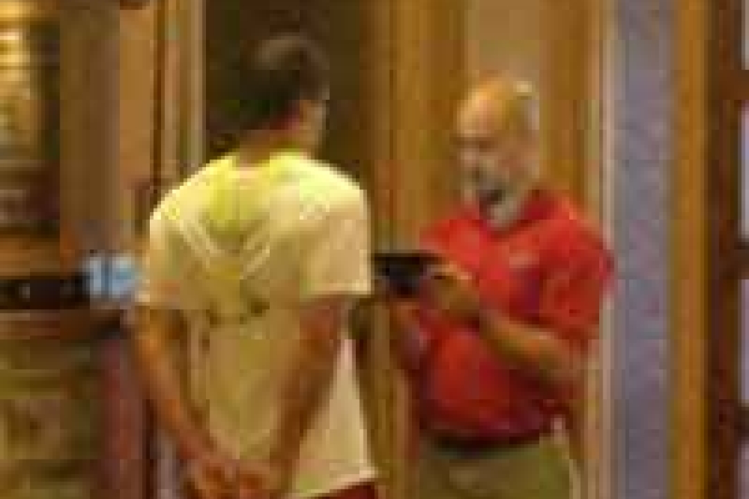 mTBI assessment - photo courtesy of VisionQuest Biomedical, LLC