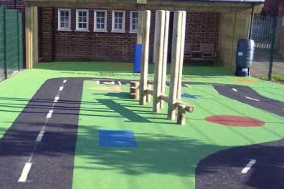 Playground surfacing road map