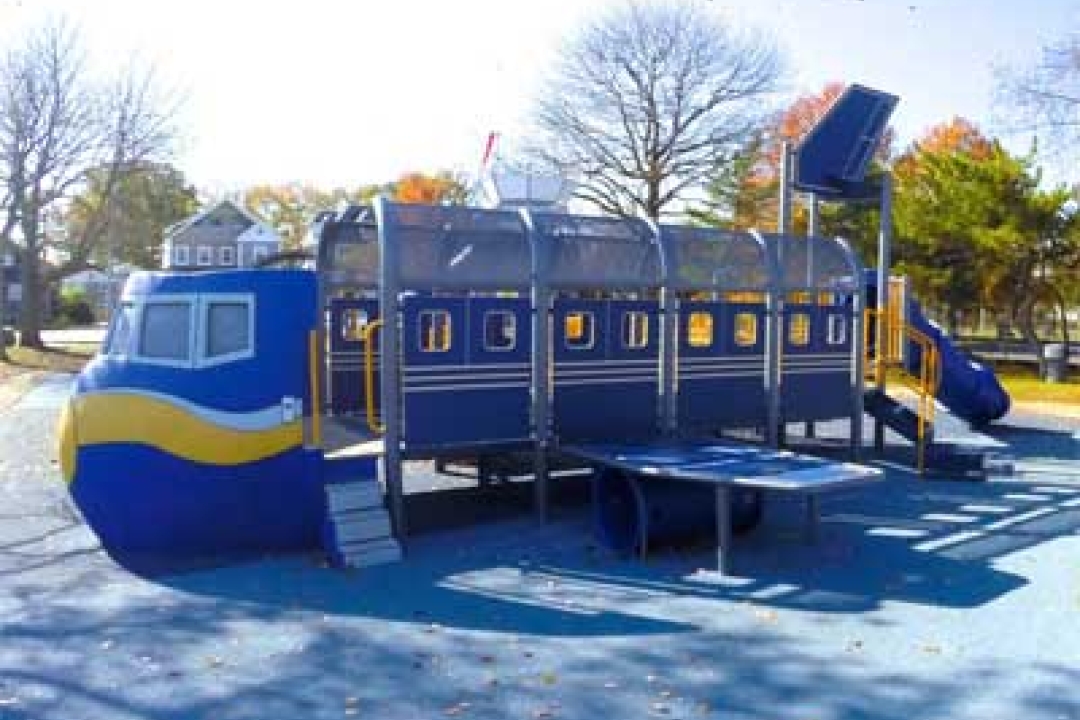Cre8Play airport theme - airplane - Ed Brown Playground, Belmar, NJ