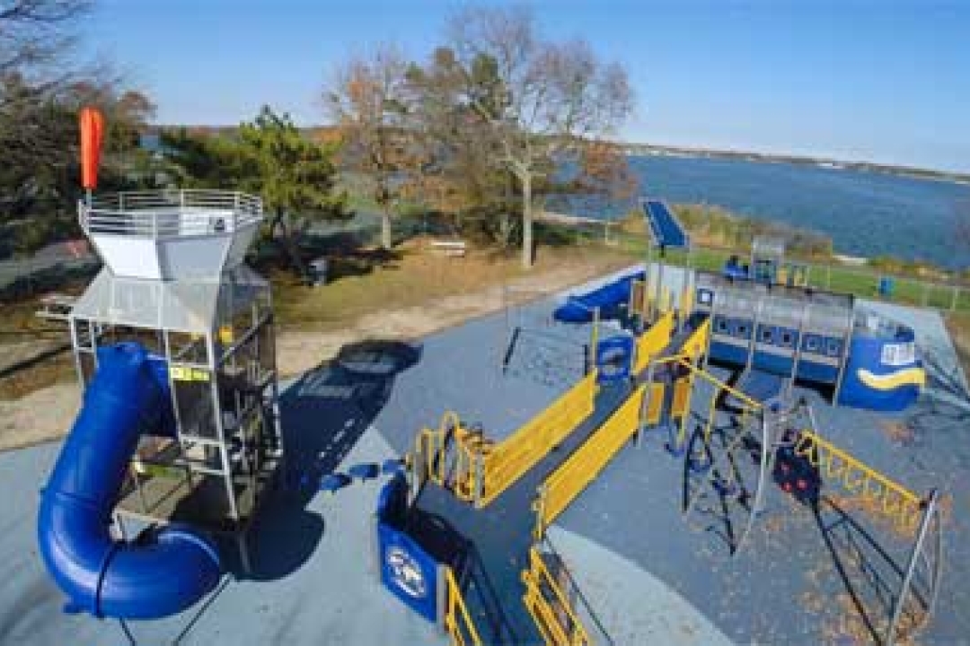 Cre8Play playground - air tower - Ed Brown Playground, Belmar, NJ