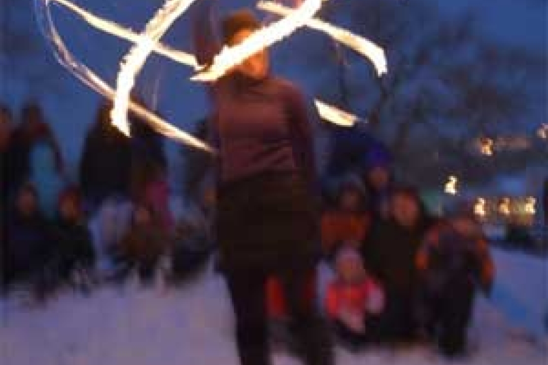Fire Display at Fire and Ice Event - Anarchy Zone