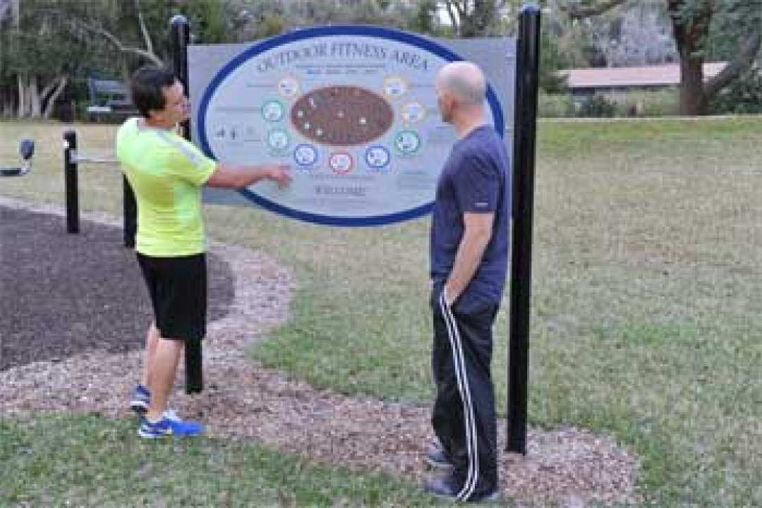 Health Happens Outdoor Fitness and Walking Trail - Ocala Florida