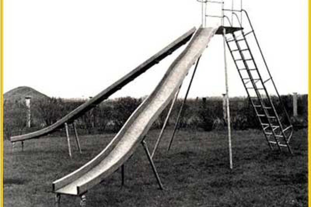 Double slide from the 1950s