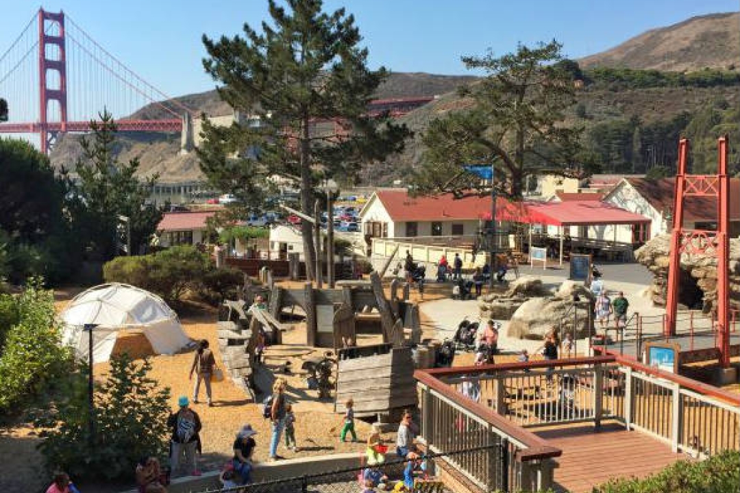 In Sausalito, California, the Bay Area Discovery Museum's Lookout Cove is 2.5 acres of tactile experiences that take inspiration from the San Francisco Bay