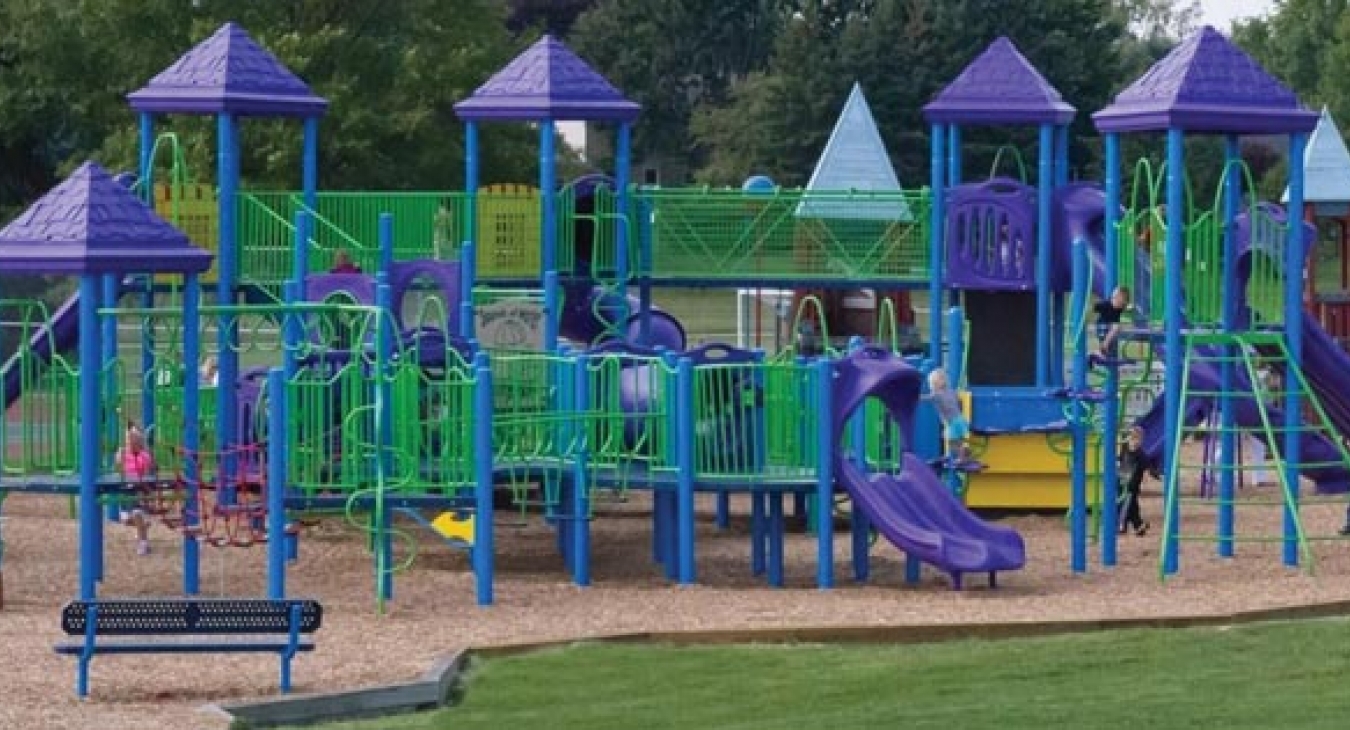 Colorful play structure