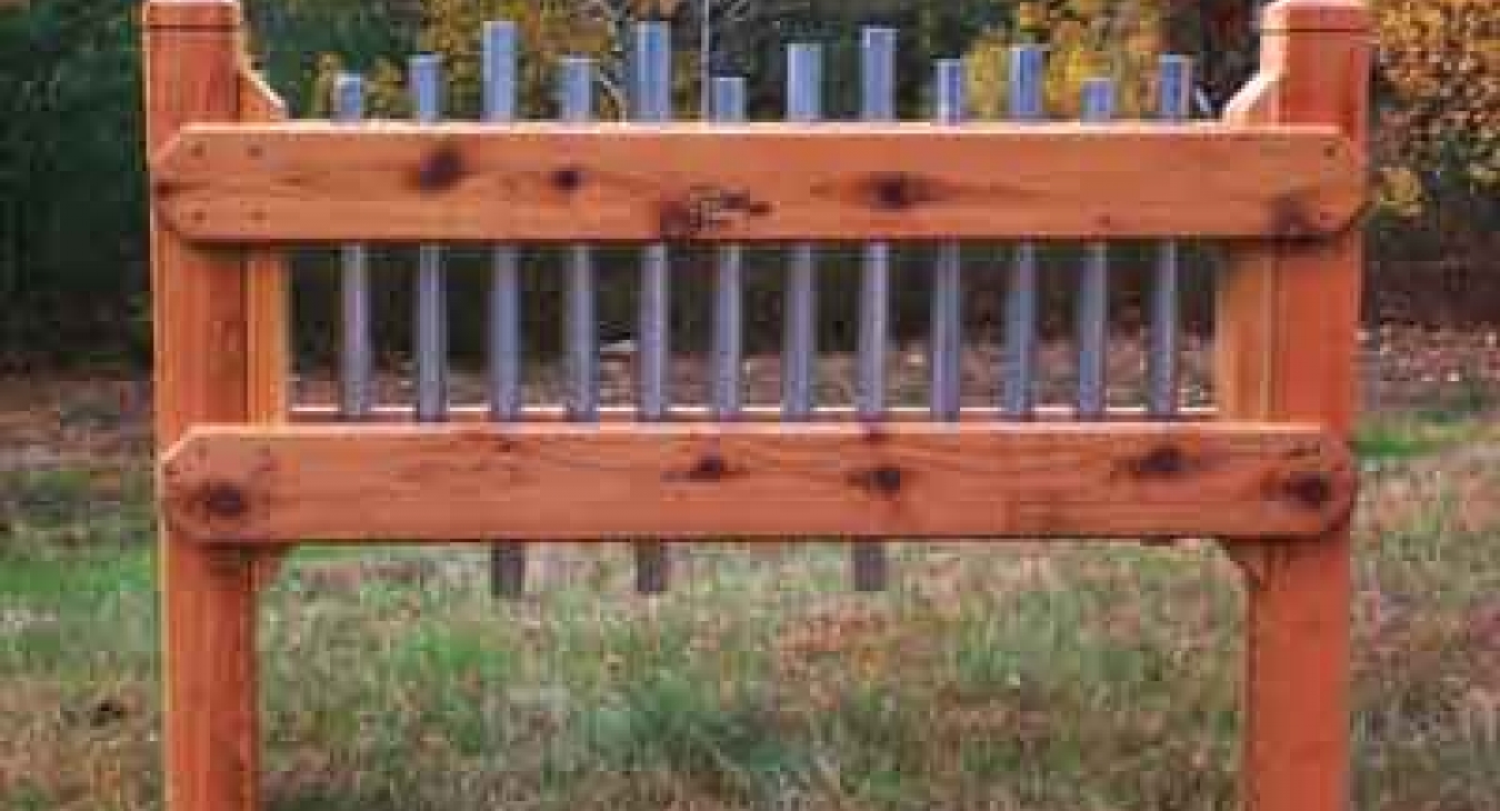 Musical Fence by Natural Playgrounds Company