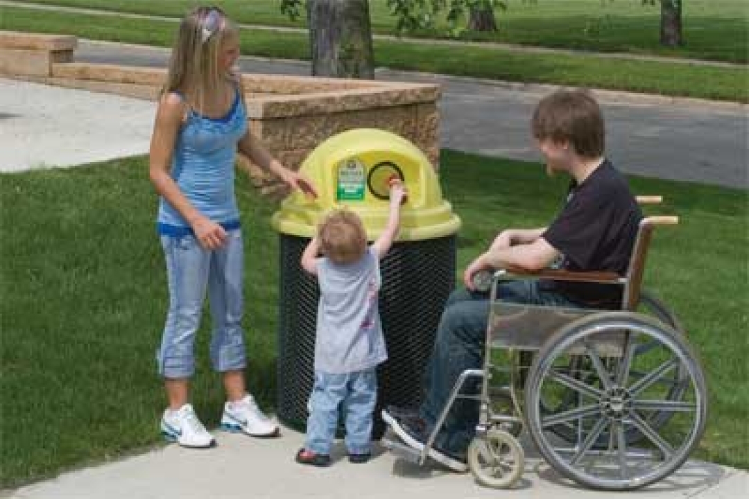 Pilot Rock - Trash Receptacles Anyone Can Reach