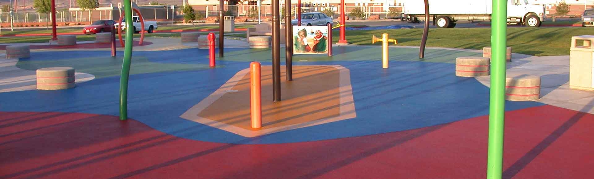 Poured-in-Place Playground Surfacing