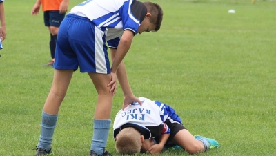 An injured athlete