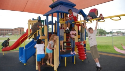 Children on a playground