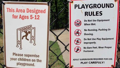 Playground Safety Signs & Labels