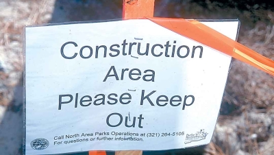 Playground Construction Signage
