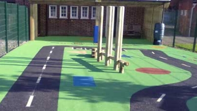 Playground surfacing road map