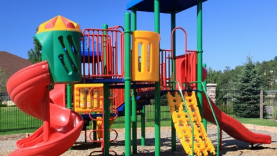 Colorful play structure